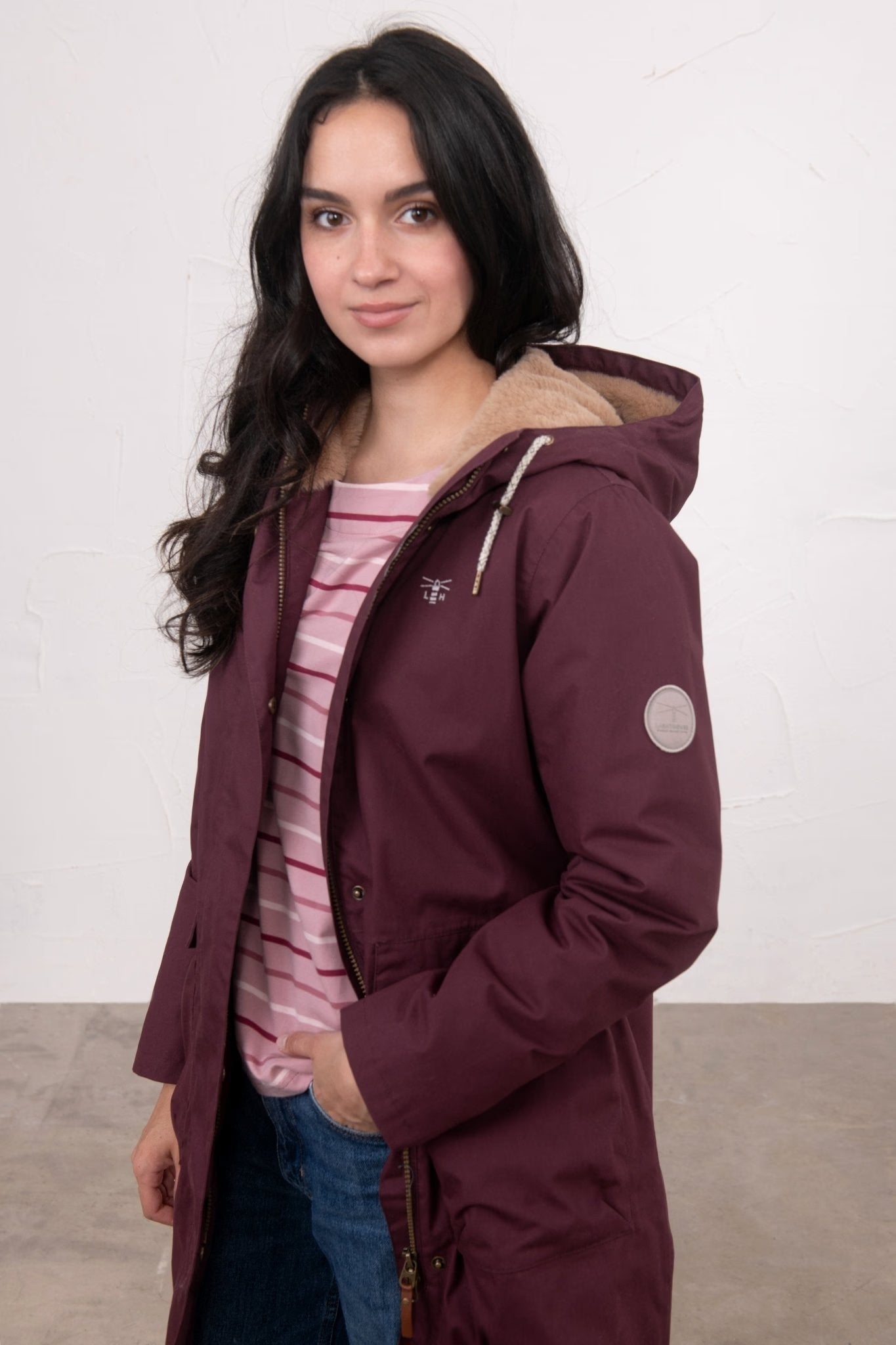 Lighthouse Fallon Coat - Damson