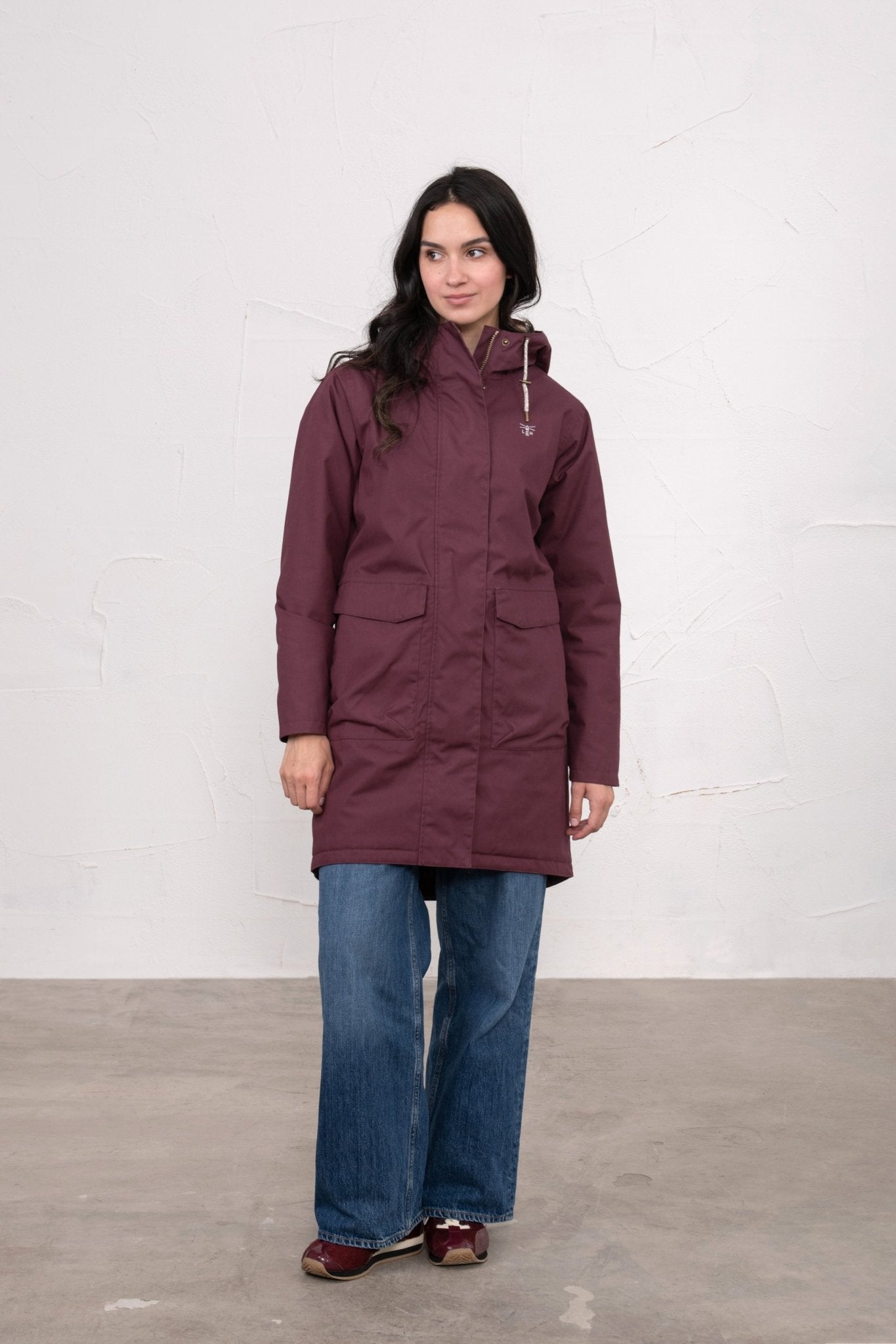 Lighthouse Fallon Coat - Damson