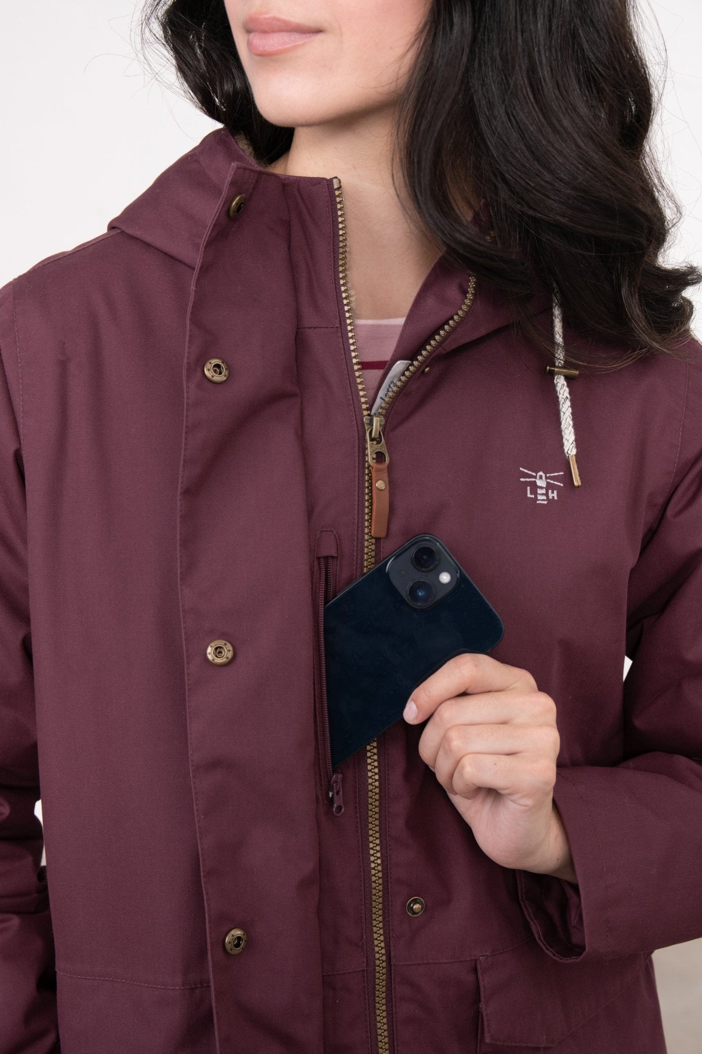Lighthouse Fallon Coat - Damson