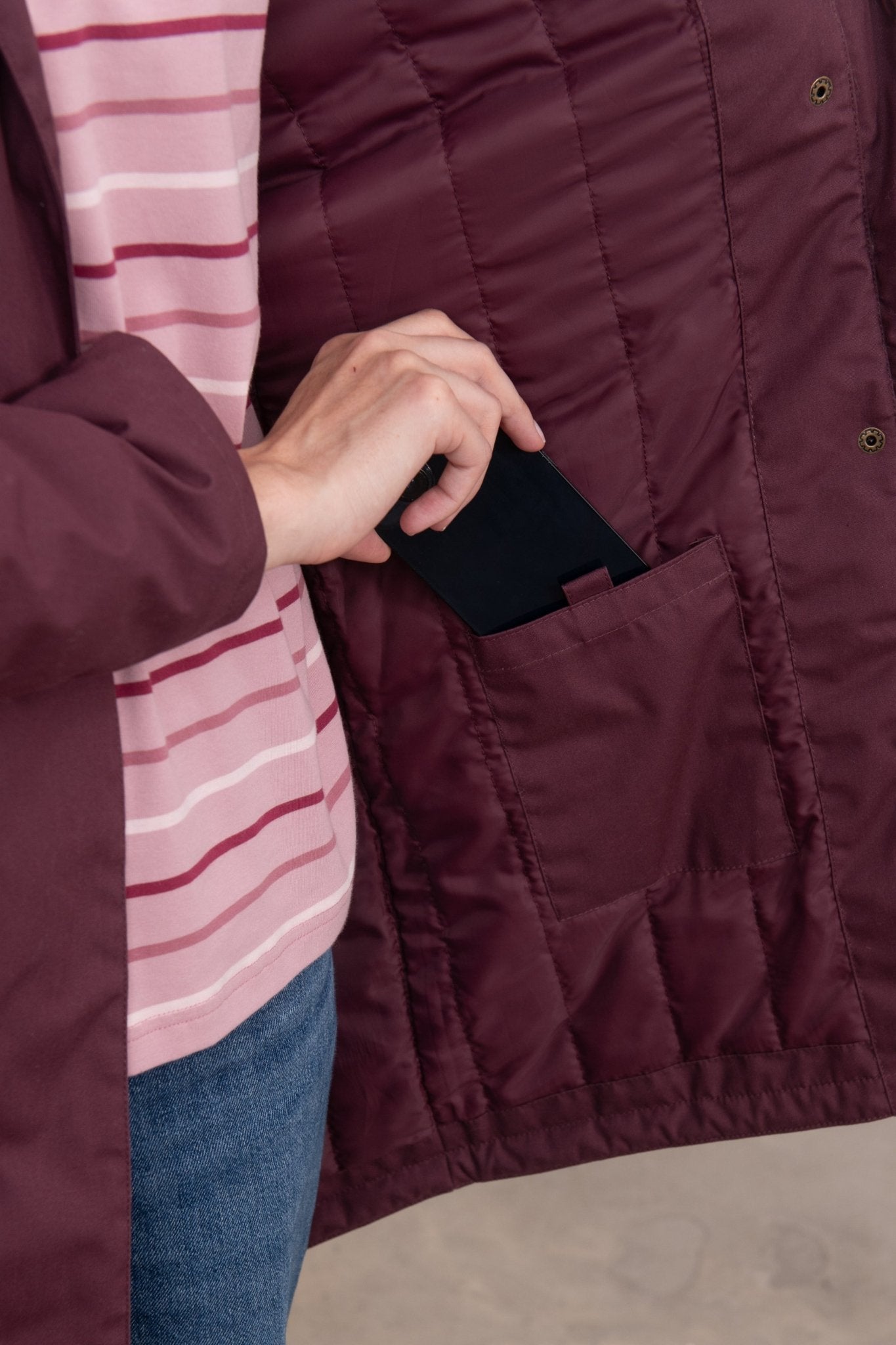 Lighthouse Fallon Coat - Damson