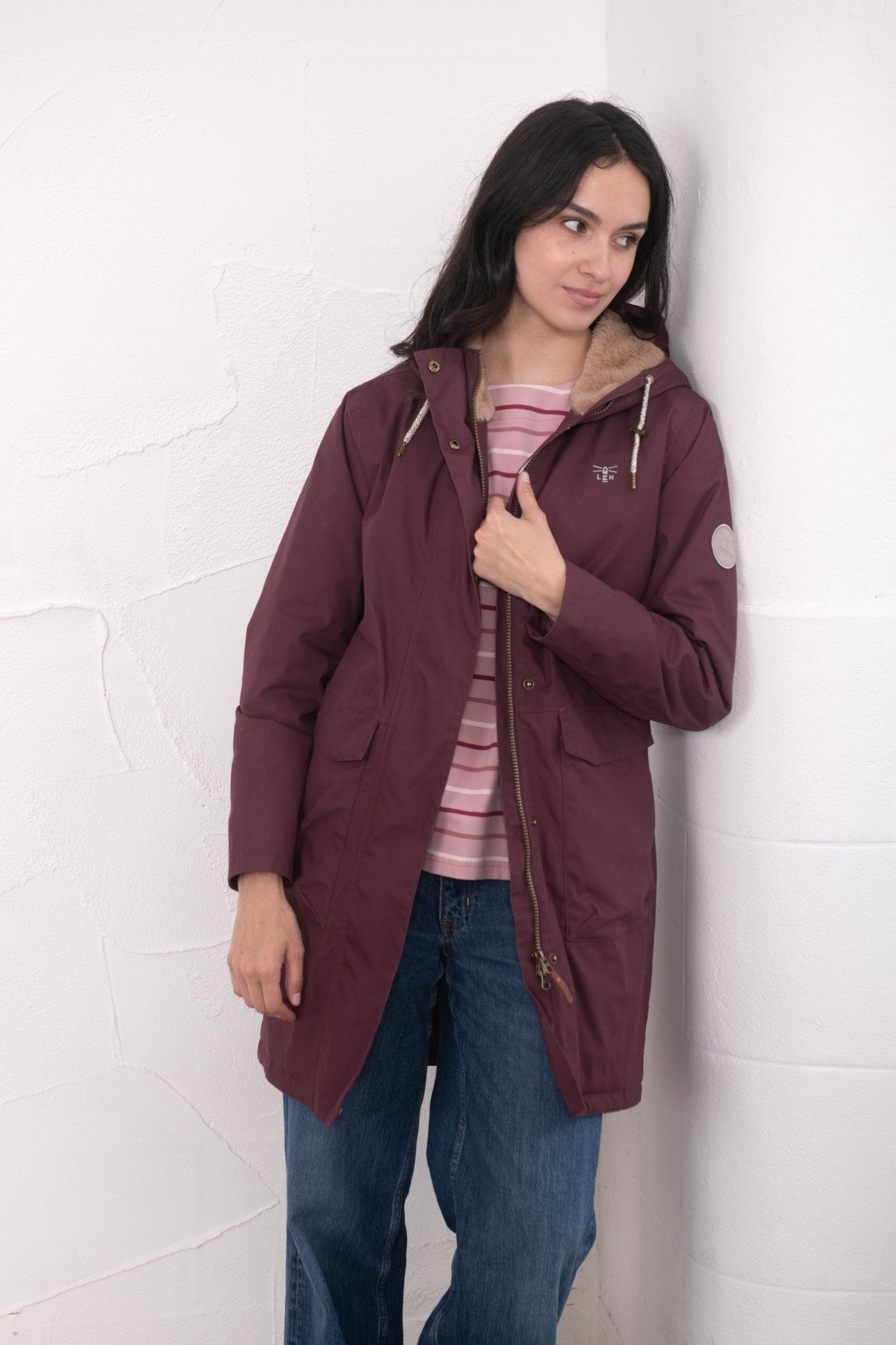 Lighthouse Fallon Coat - Damson