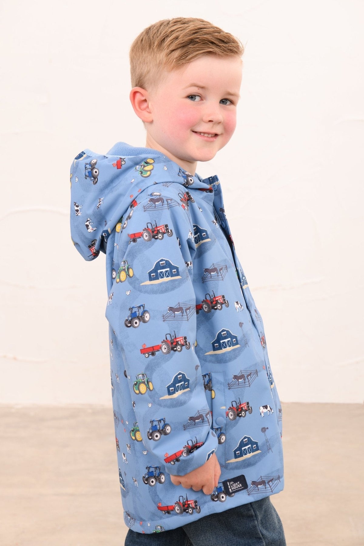 Lighthouse Finlay Coat - Farm Print