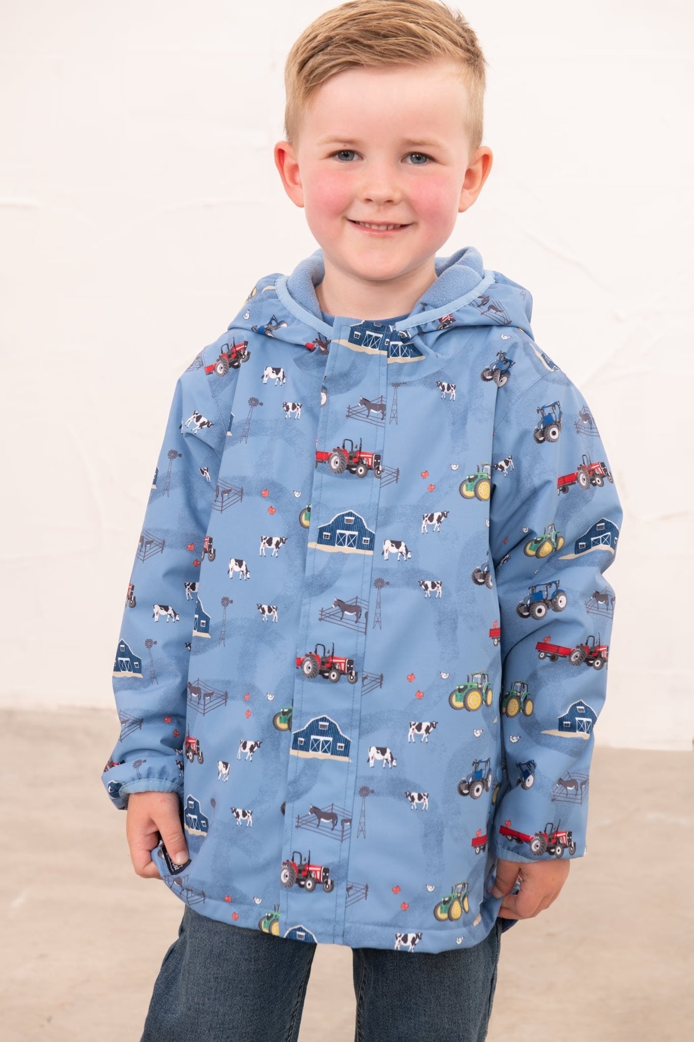 Lighthouse Finlay Coat - Farm Print