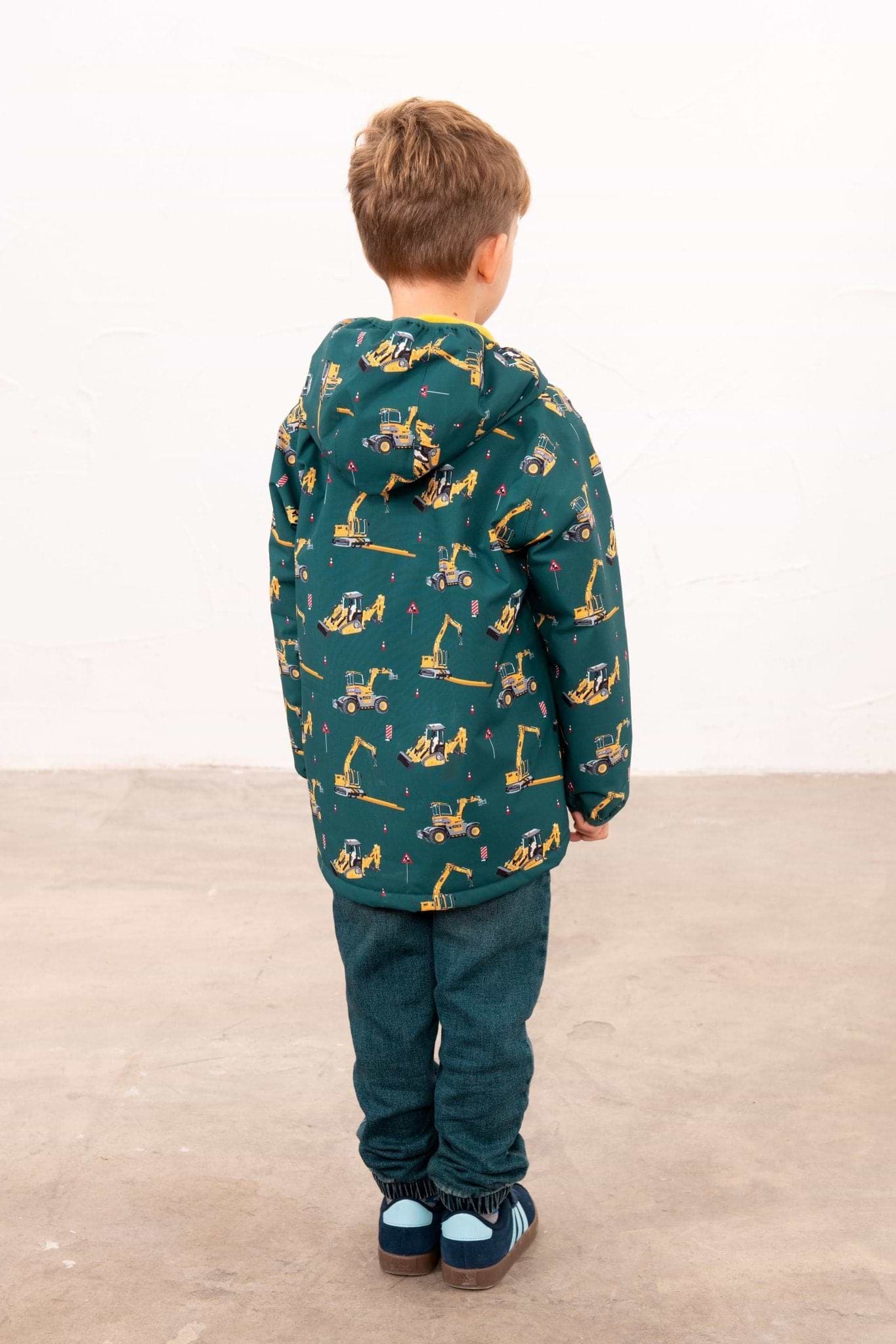 Lighthouse Finlay Coat - JCB Print (GREEN)