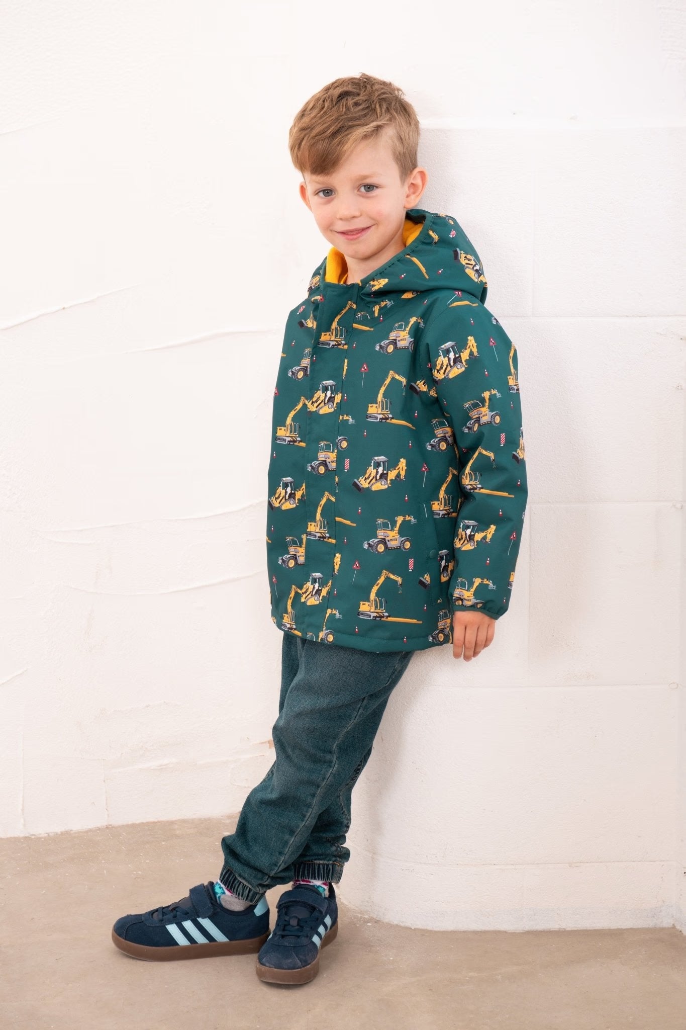 Lighthouse Finlay Coat - JCB Print (GREEN)