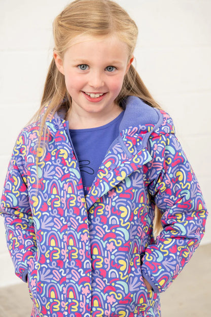 Lighthouse Girls Freya Coat - Abstract Print