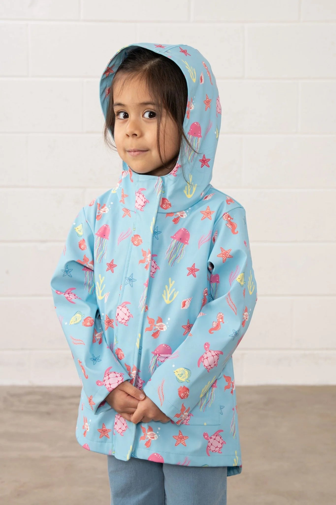 Lighthouse Heidi Waterproof Coat - Under the Sea