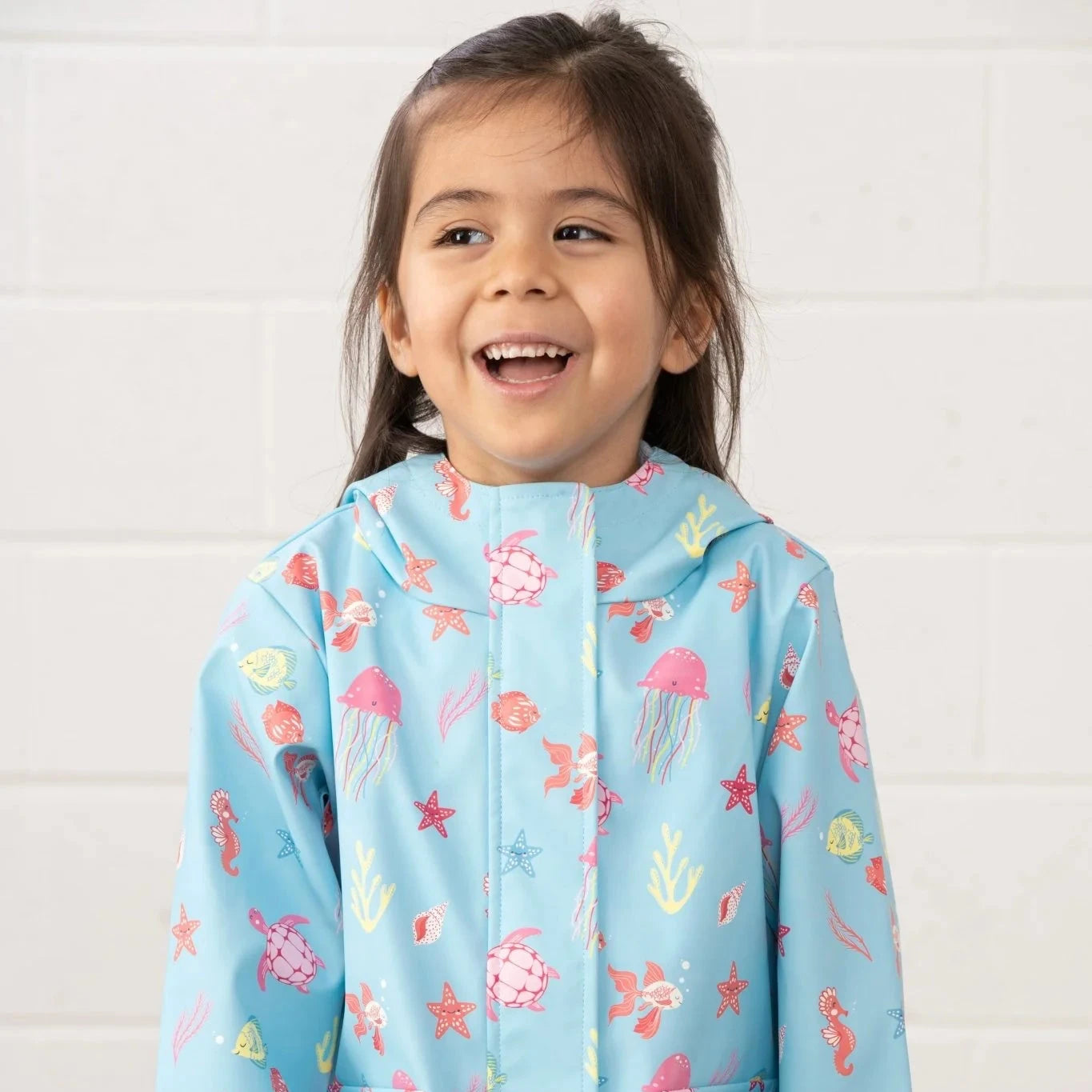 Lighthouse Heidi Waterproof Coat - Under the Sea