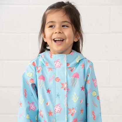 Lighthouse Heidi Waterproof Coat - Under the Sea