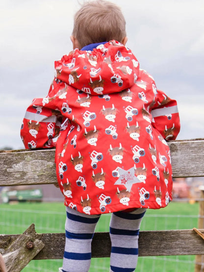 Blade & Rose Hamish Highland Cow Colour Changing Raincoat