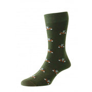 Classic Tractor Design Cotton Socks