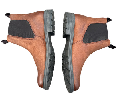 Corrib Mens Norton Chelsea Cognac Leather Boots - Non Safety