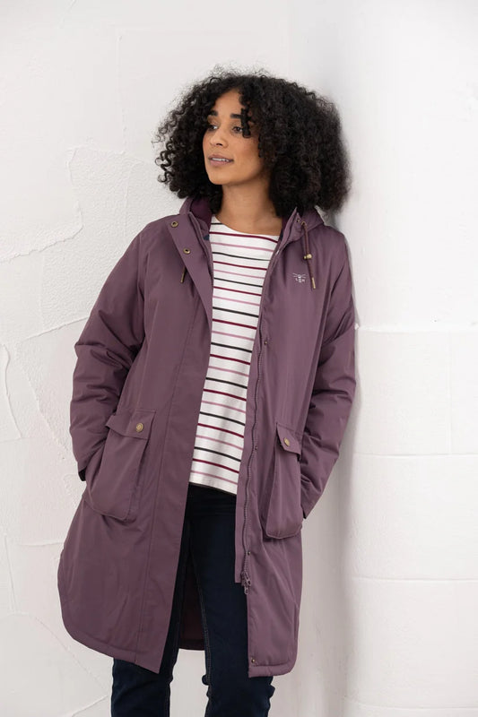 Lighthouse Imogen Coat in Cranberry