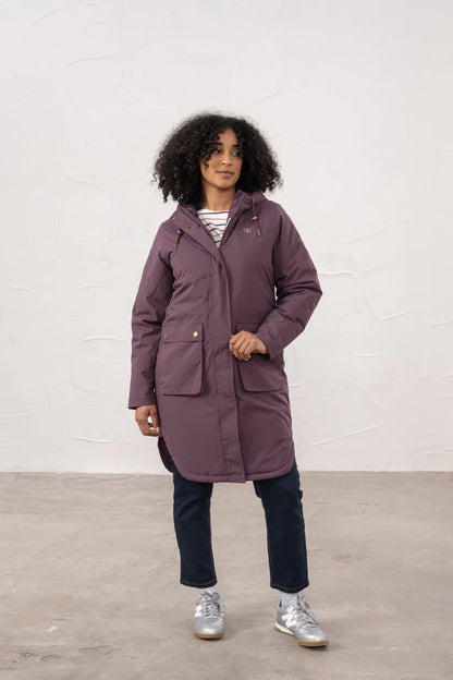 Lighthouse Imogen Coat in Cranberry