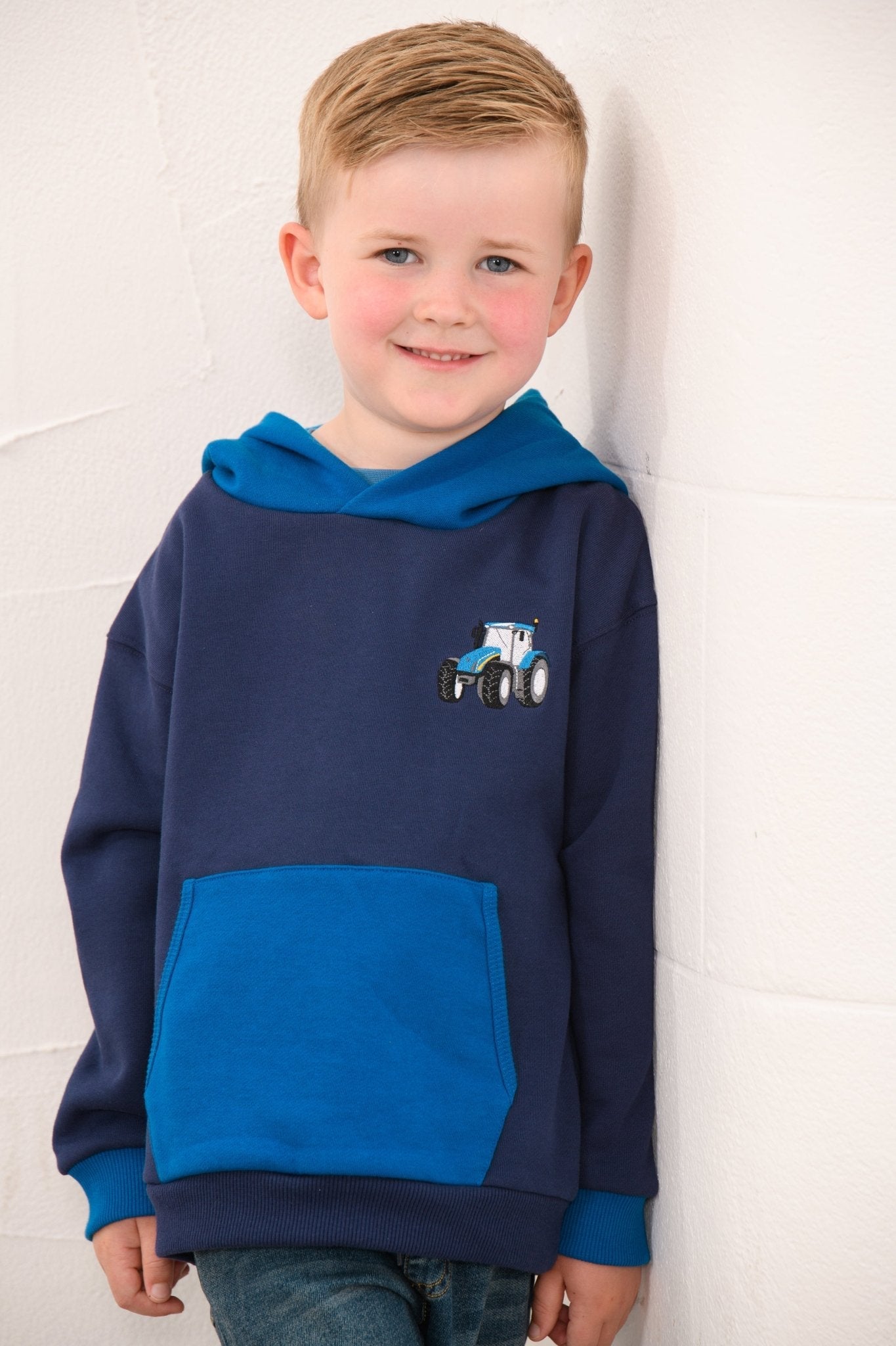 Lighthouse Jasper Hoddie - Blue Tractor