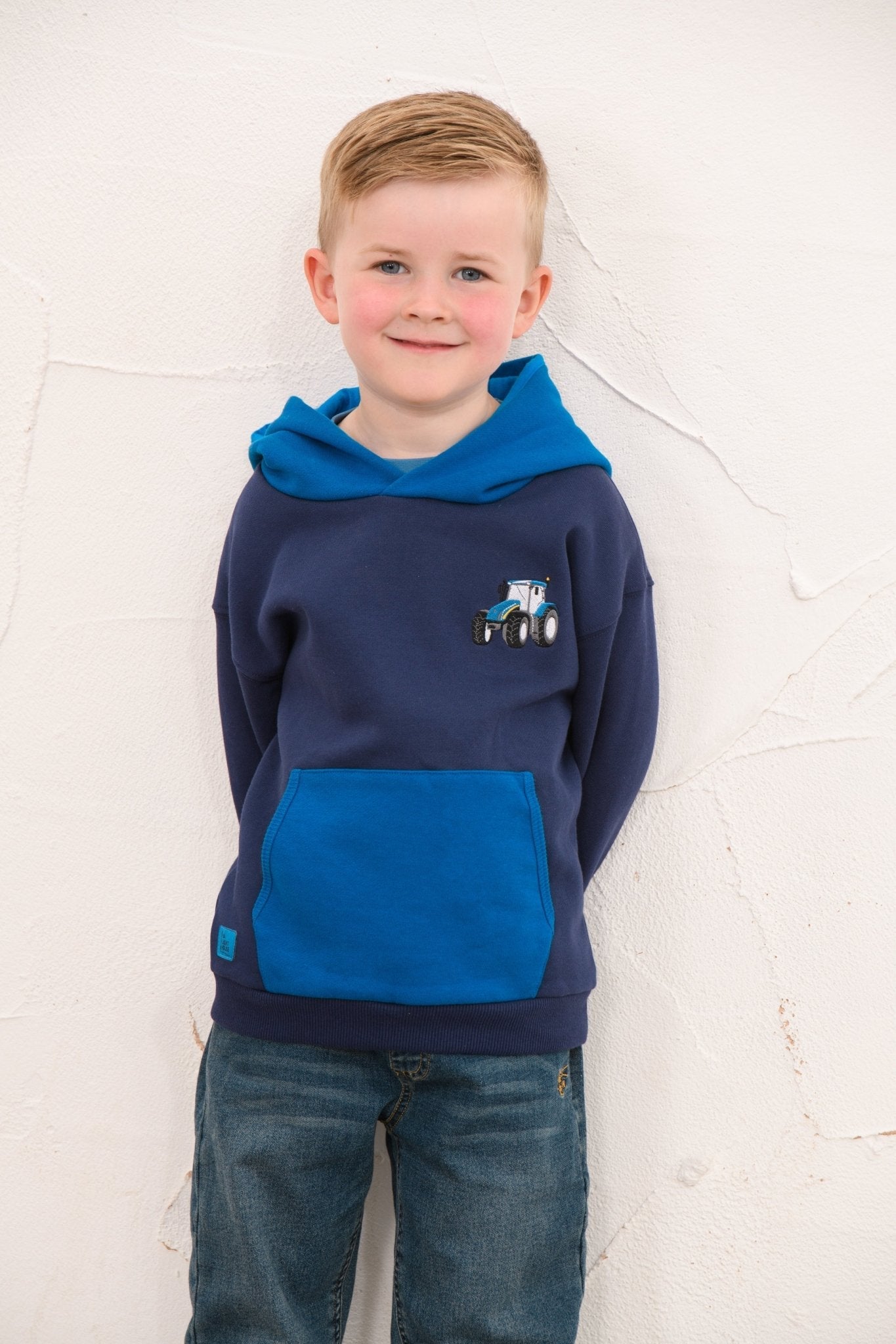 Lighthouse Jasper Hoddie - Blue Tractor