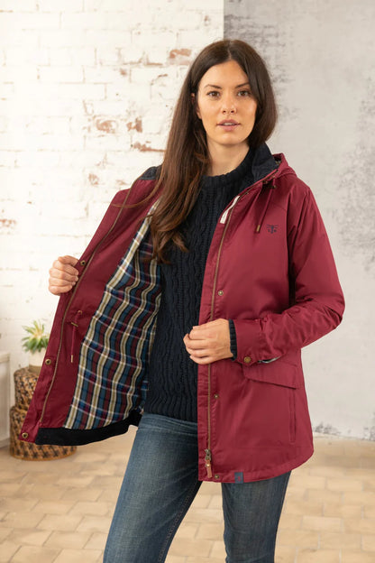 Lighthouse Kendal Waterproof Coat - Berry
