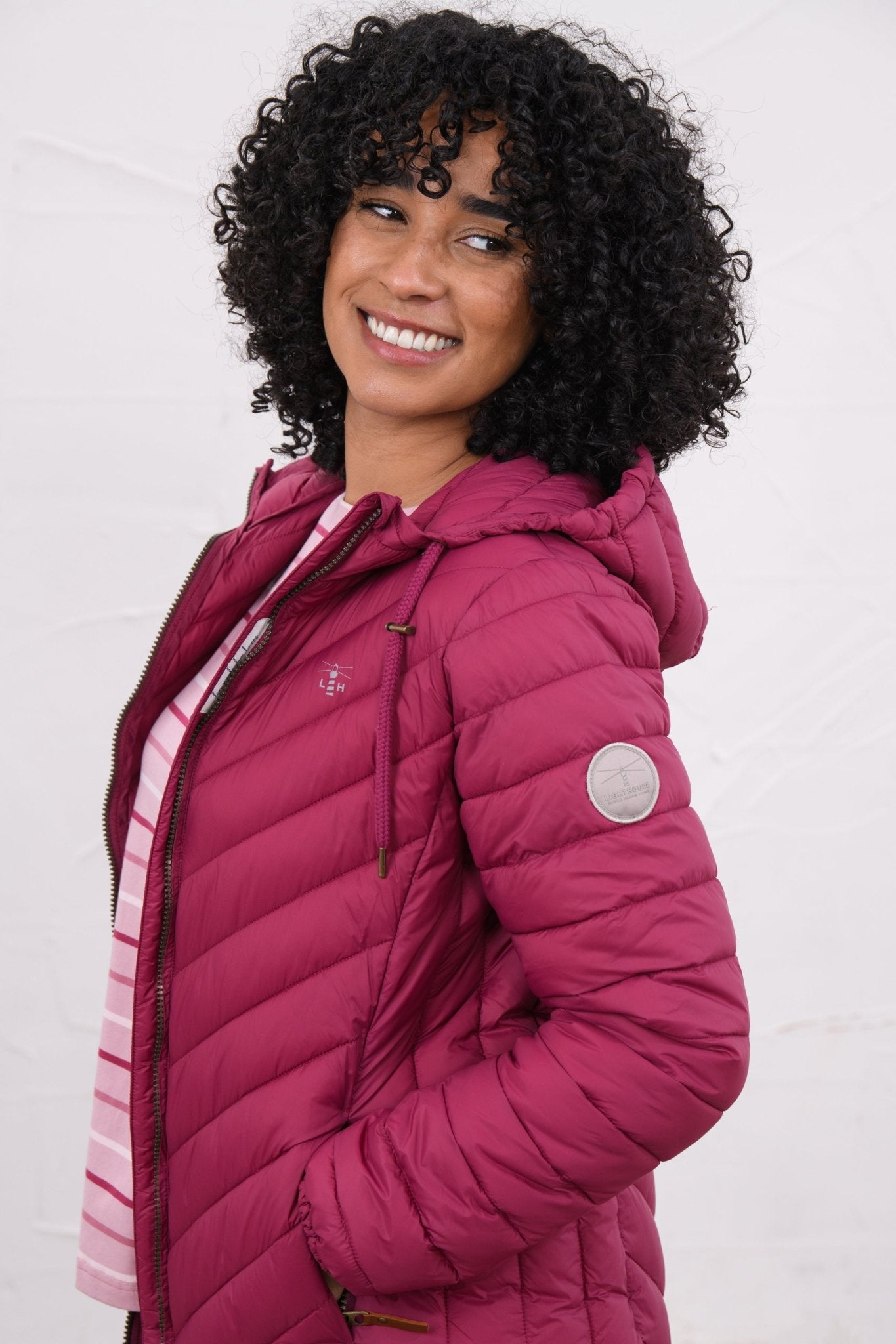 Lighthouse Laurel Coat - Berry