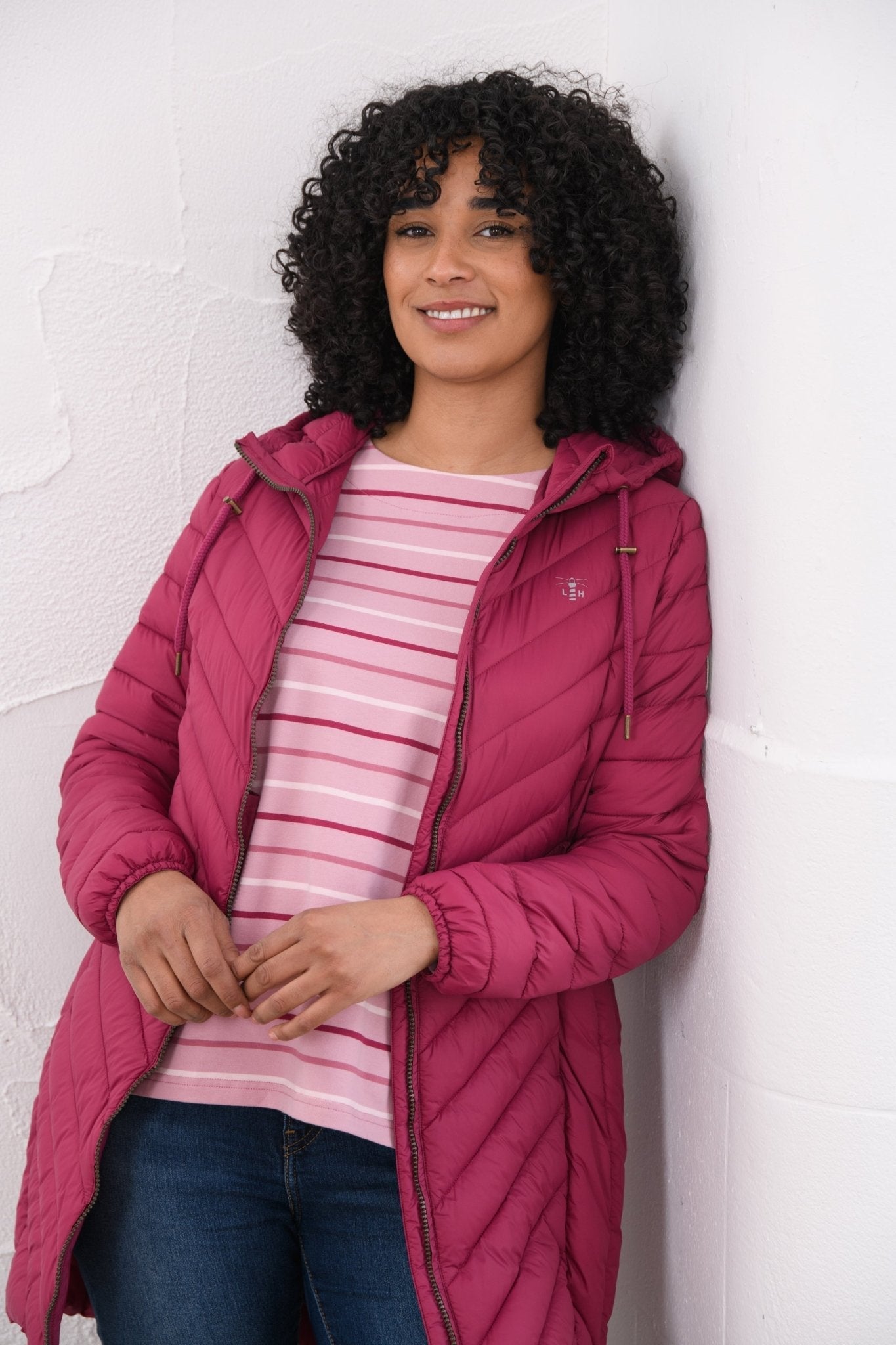 Lighthouse Laurel Coat - Berry