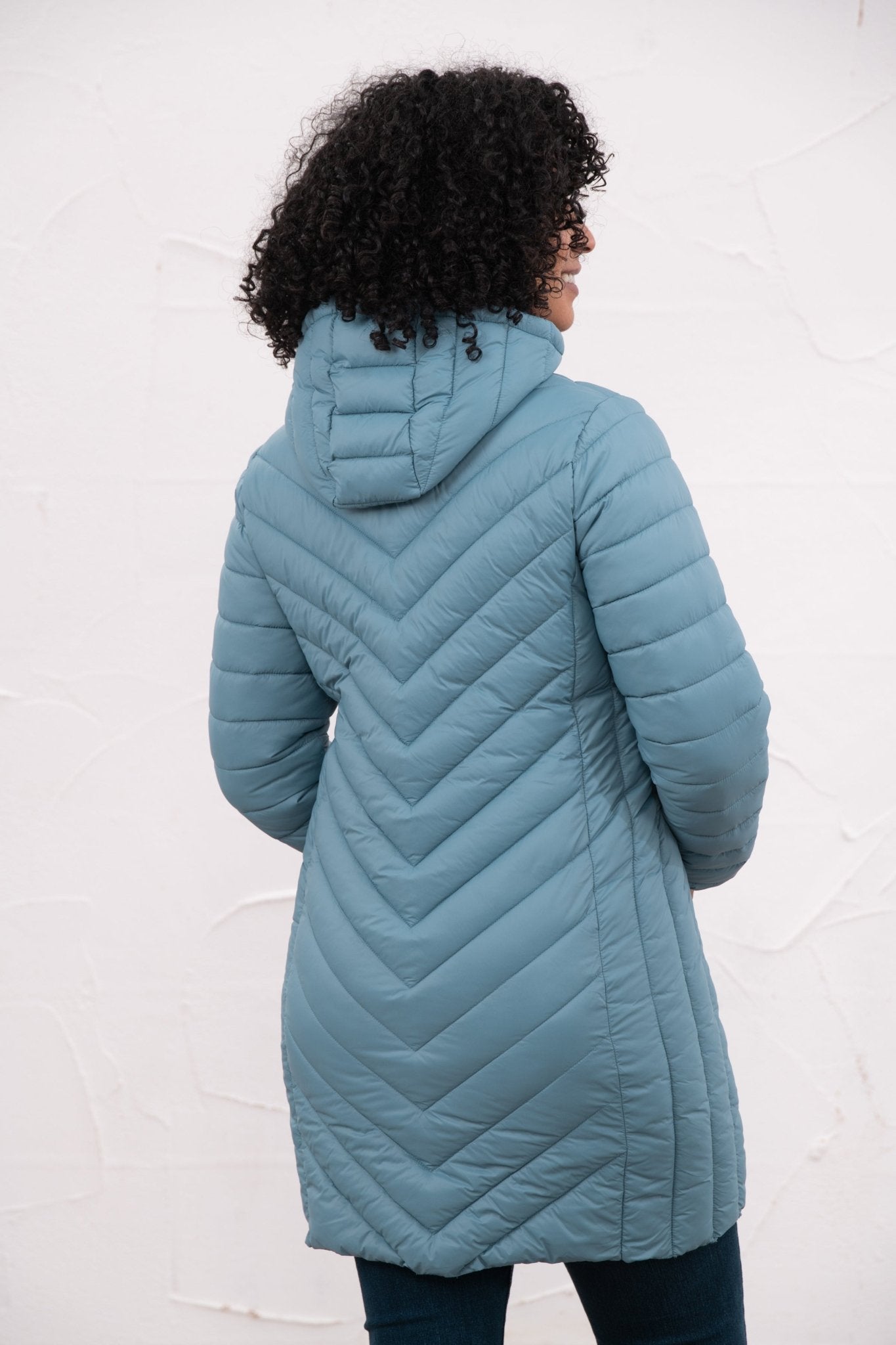 Lighthouse Laurel Coat - Bluestone