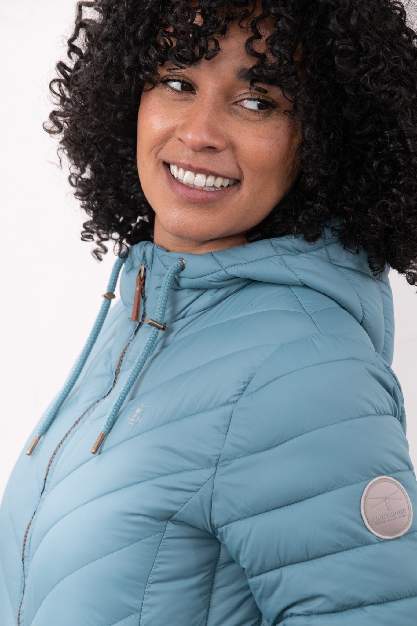Lighthouse Laurel Coat - Bluestone