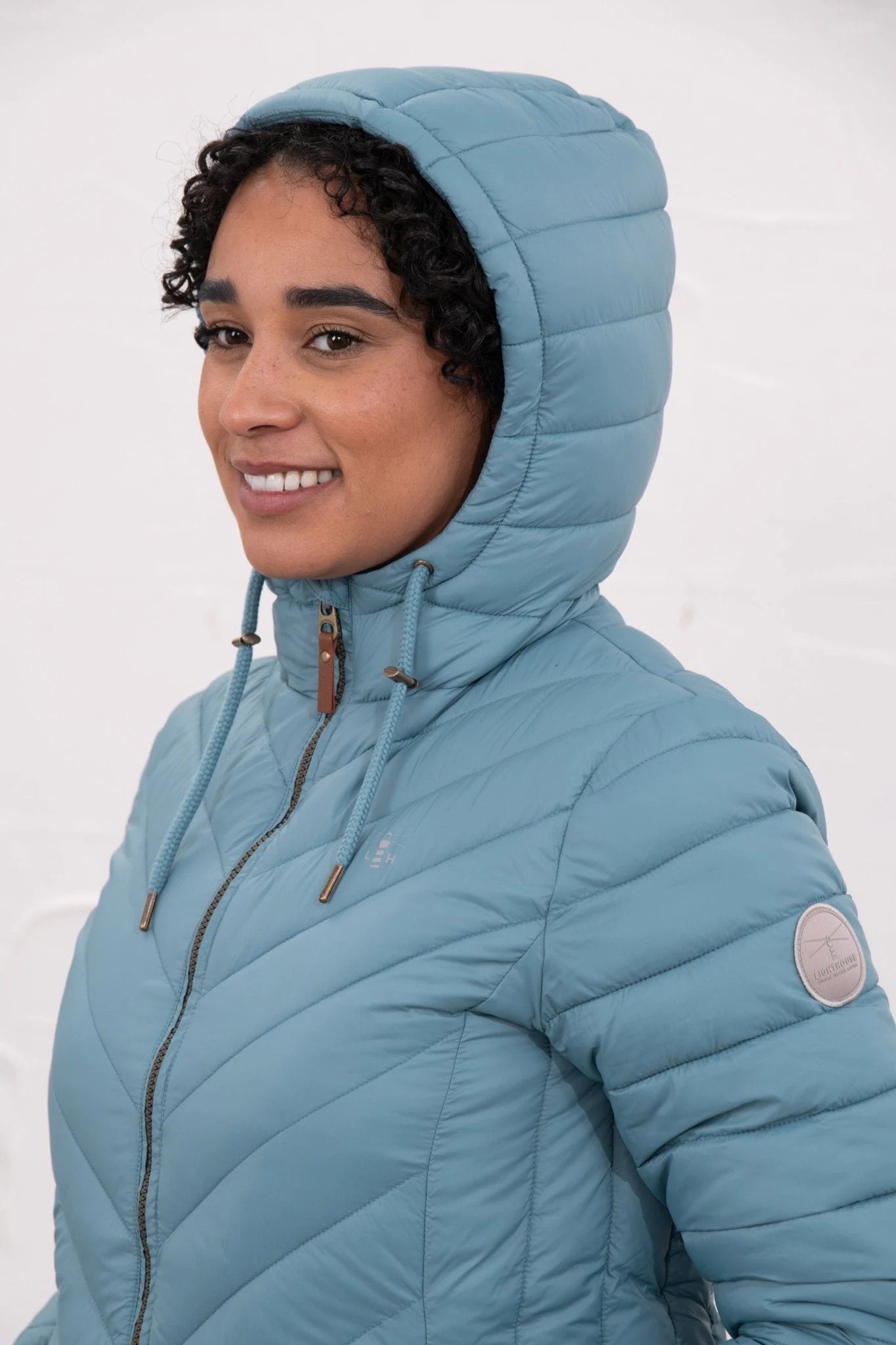 Lighthouse Laurel Coat - Bluestone