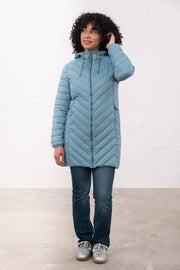 Lighthouse Laurel Coat - Bluestone