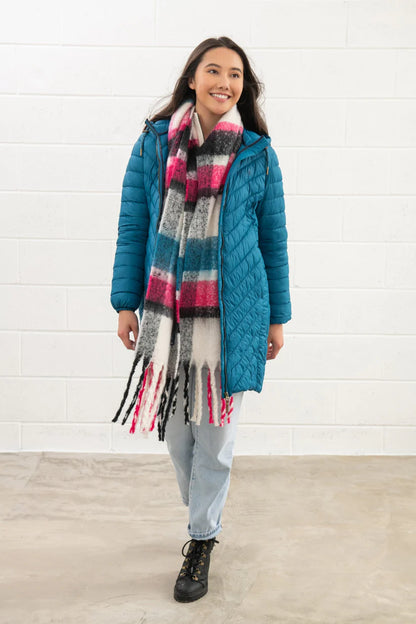 Lighthouse Laurel Coat in Teal