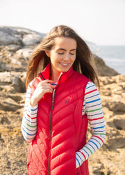 Lighthouse Laurel Gilet in Poppy