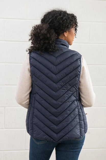 Lighthouse Laurel Gilet in Navy / Blue
