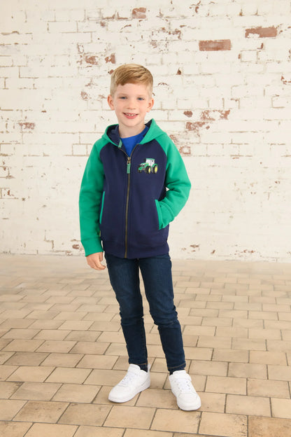 Lighthouse Jackson Full Zip Hoddie - Green Tractor