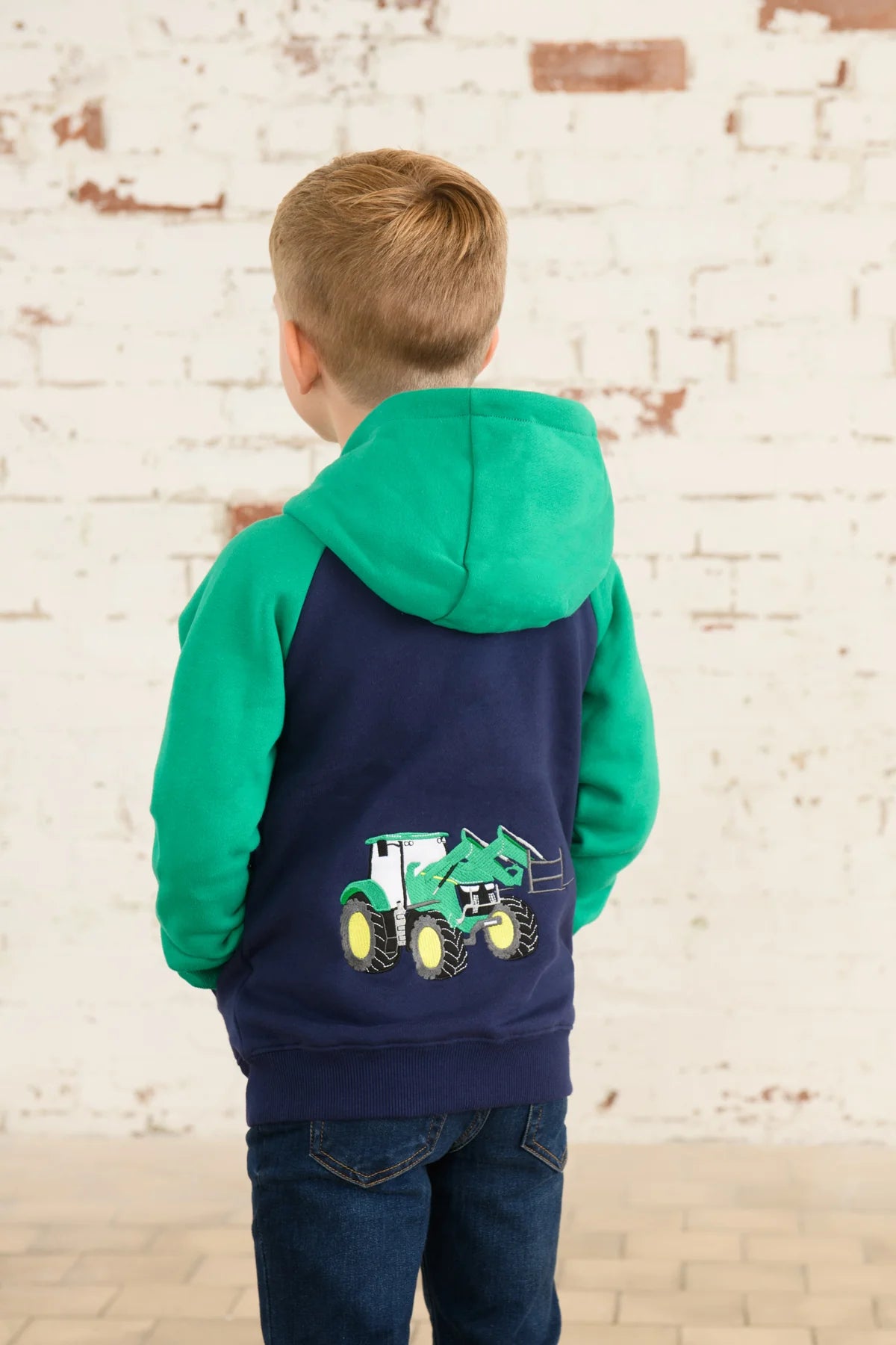 Lighthouse Jackson Full Zip Hoddie - Green Tractor