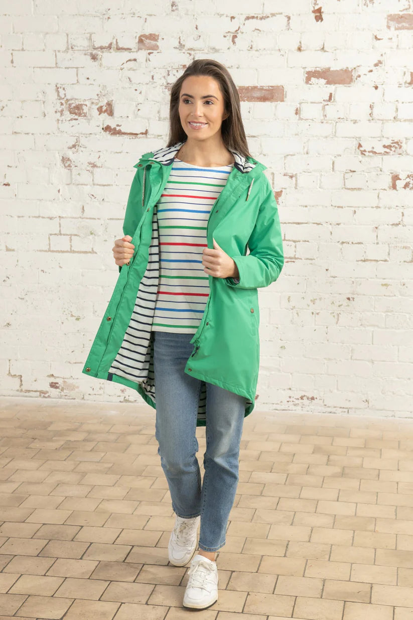 Lighthouse Ladies Beachcomber Long Jacket - Seagrass