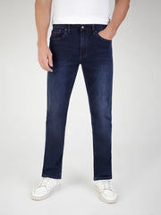 Mish Mash 1987 Straight Fit Mid Stretch Lot XX Blue / Black Jeans