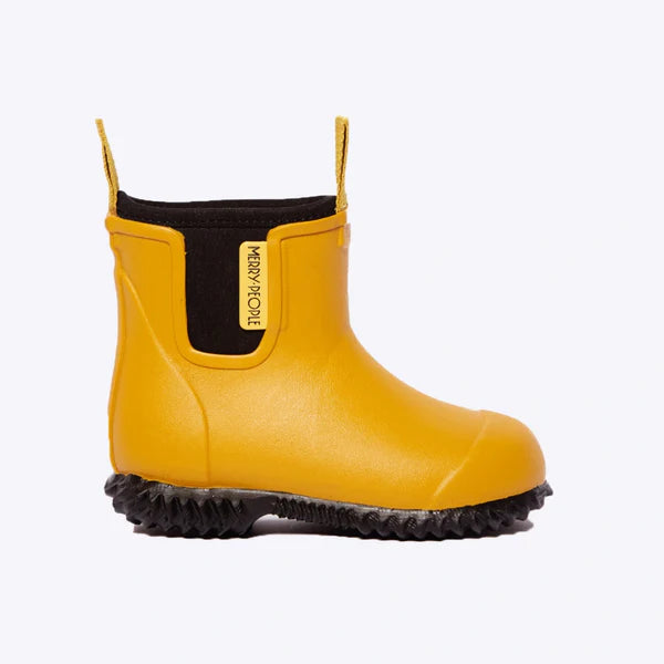 Merry People Kids Bobbi Mustard Yellow  Wellington Boot