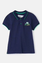 Lighthouse Pier Polo Shirt - Green Tractor