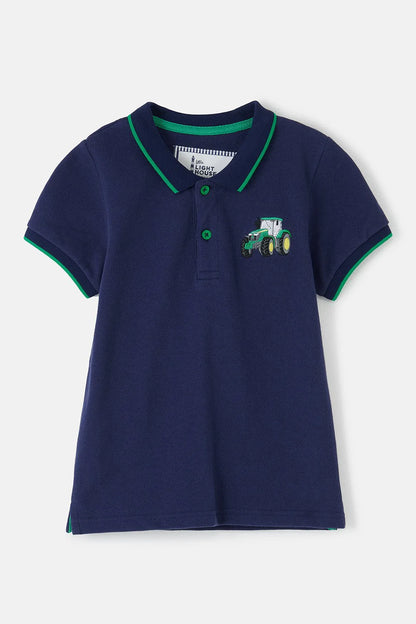 Lighthouse Pier Polo Shirt - Green Tractor