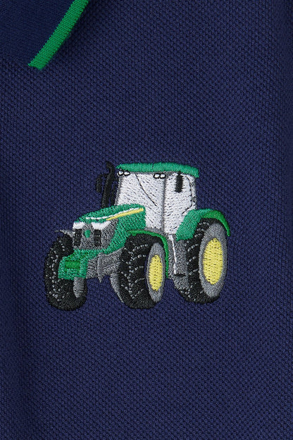 Lighthouse Pier Polo Shirt - Green Tractor