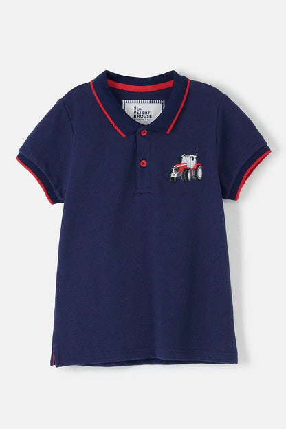 Lighthouse Pier Polo Shirt - Red Tractor