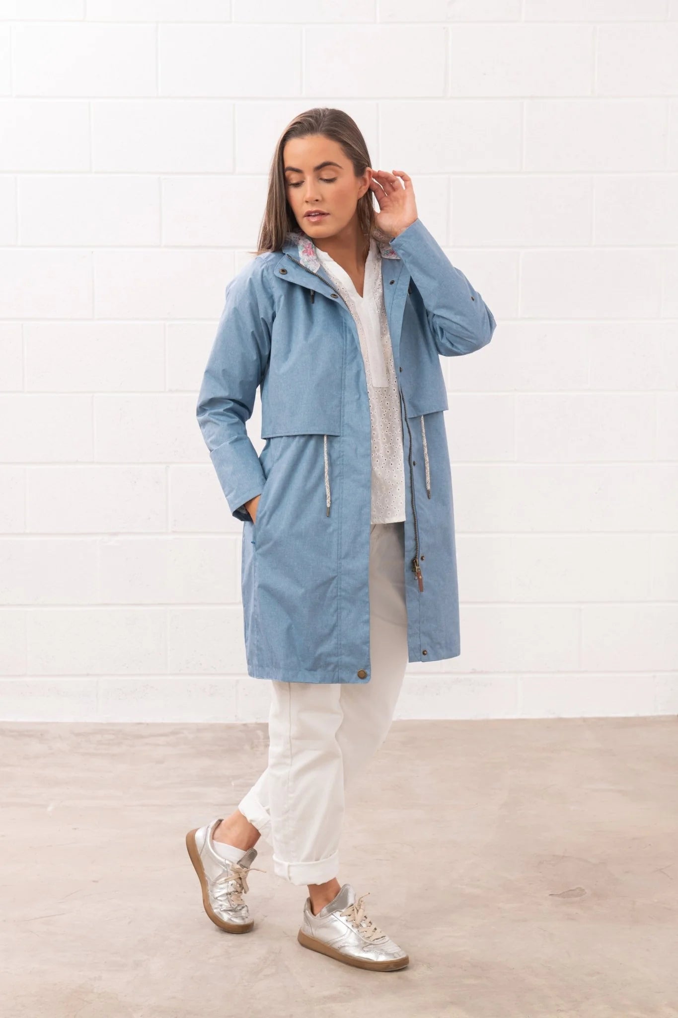 Lighthouse Pippa Coat - Soft Denim