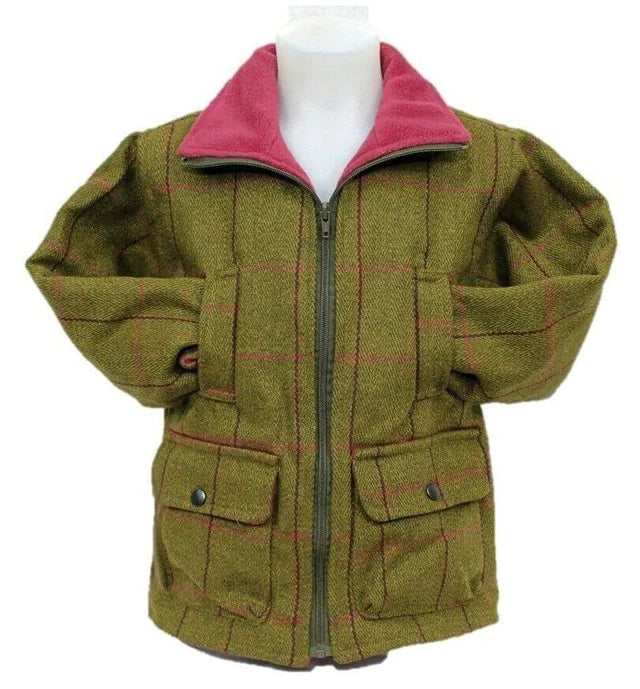 Girls' Fleece Lined Tweed Jacket