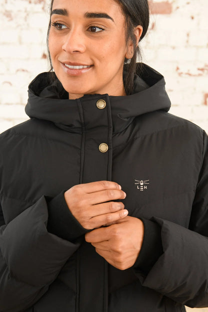 Lighthouse Savannah Long Coat  - Black