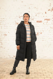 Lighthouse Savannah Long Coat  - Black