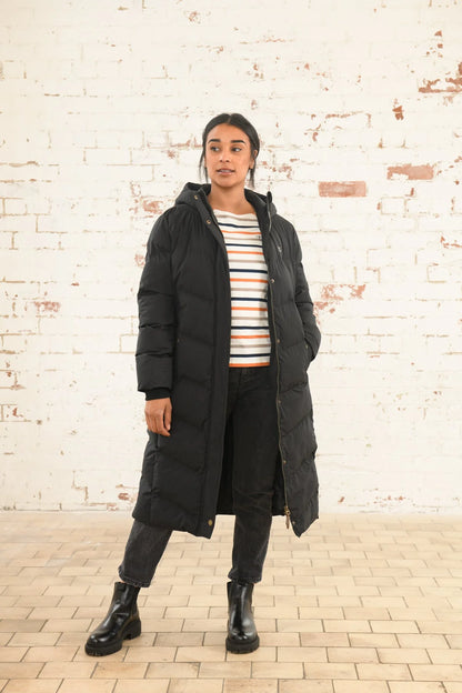 Lighthouse Savannah Long Coat  - Black