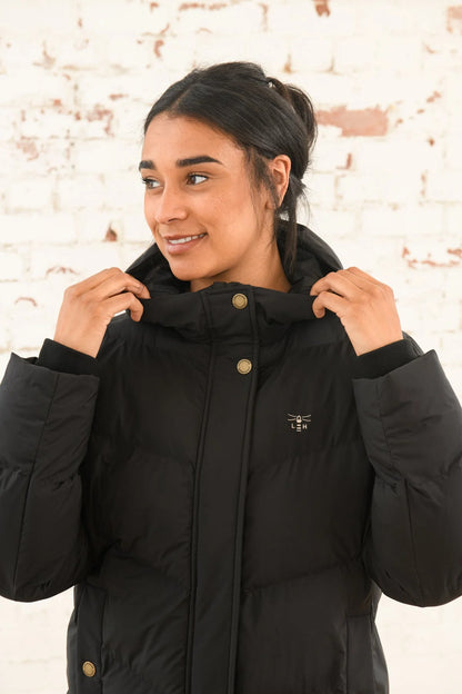 Lighthouse Savannah Long Coat  - Black