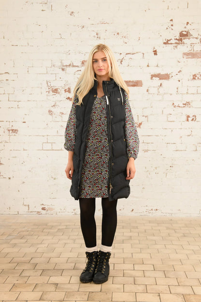 Lighthouse Savannah Long Gilet - Black