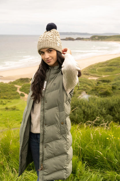Lighthouse Savannah Long Gilet - Khaki