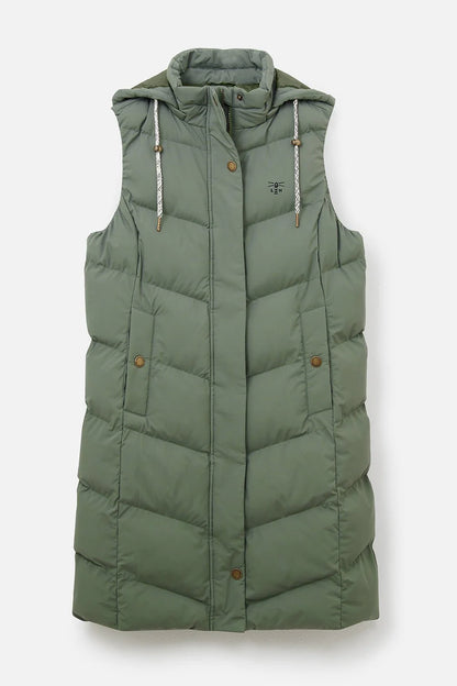 Lighthouse Savannah Long Gilet - Khaki