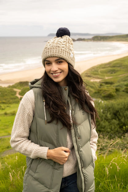 Lighthouse Savannah Long Gilet - Khaki