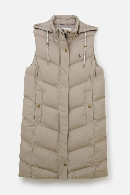 Lighthouse Savannah Long Gilet - Mocha